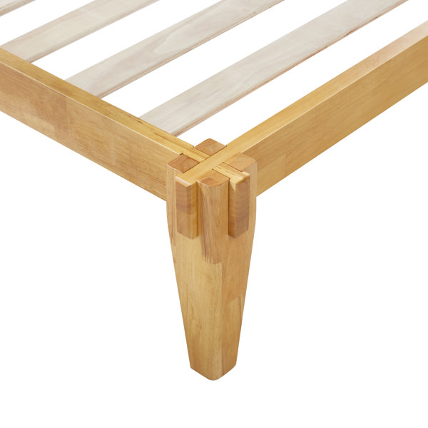 Oliver Jamerian Solid Wood Platform Bed Frame Without Headboard